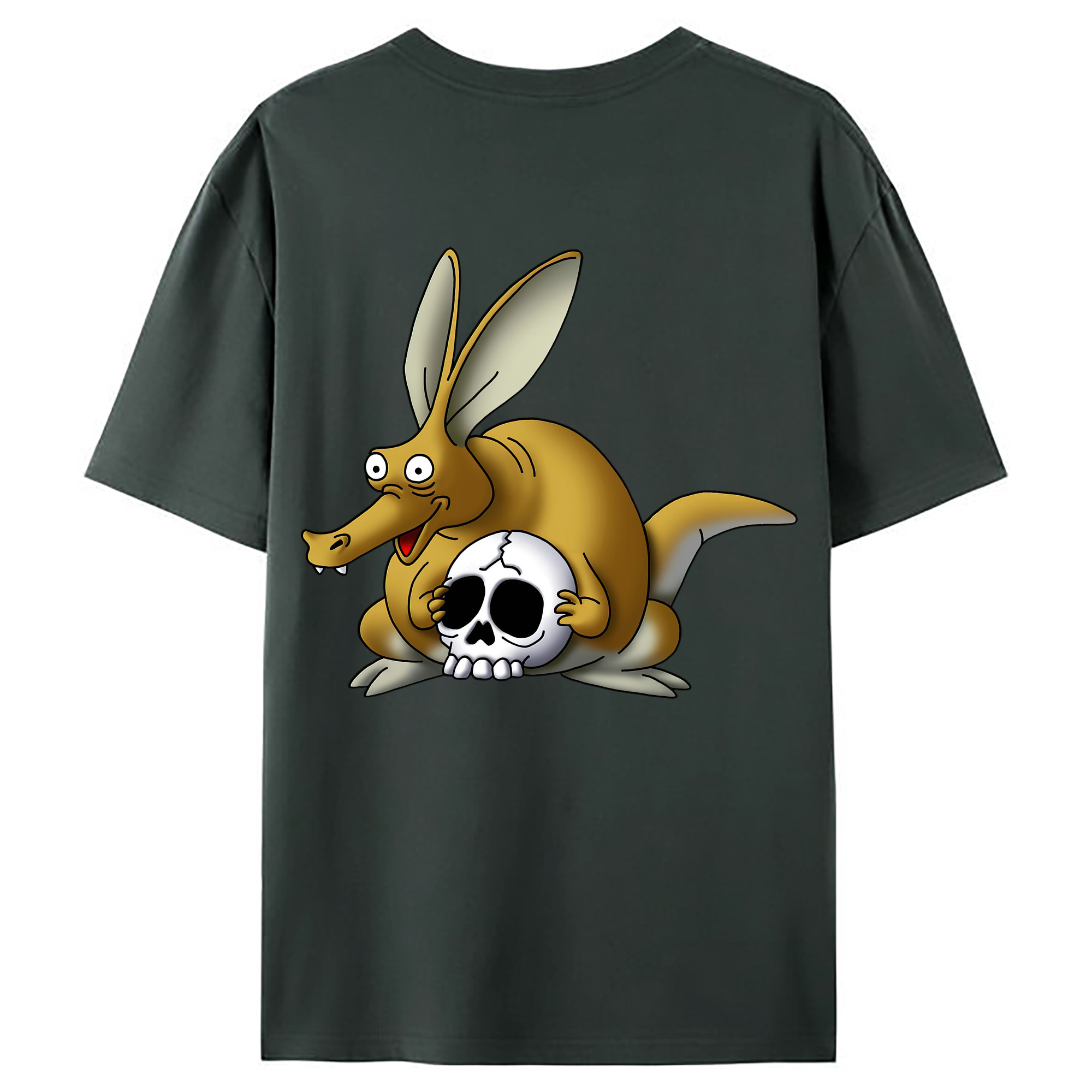 （画像用） ドラゴンクエスト Doragon Kuesuto Dragon Quest 綿100％ メンズ半袖Tシャツ（バックプリント） 通気性